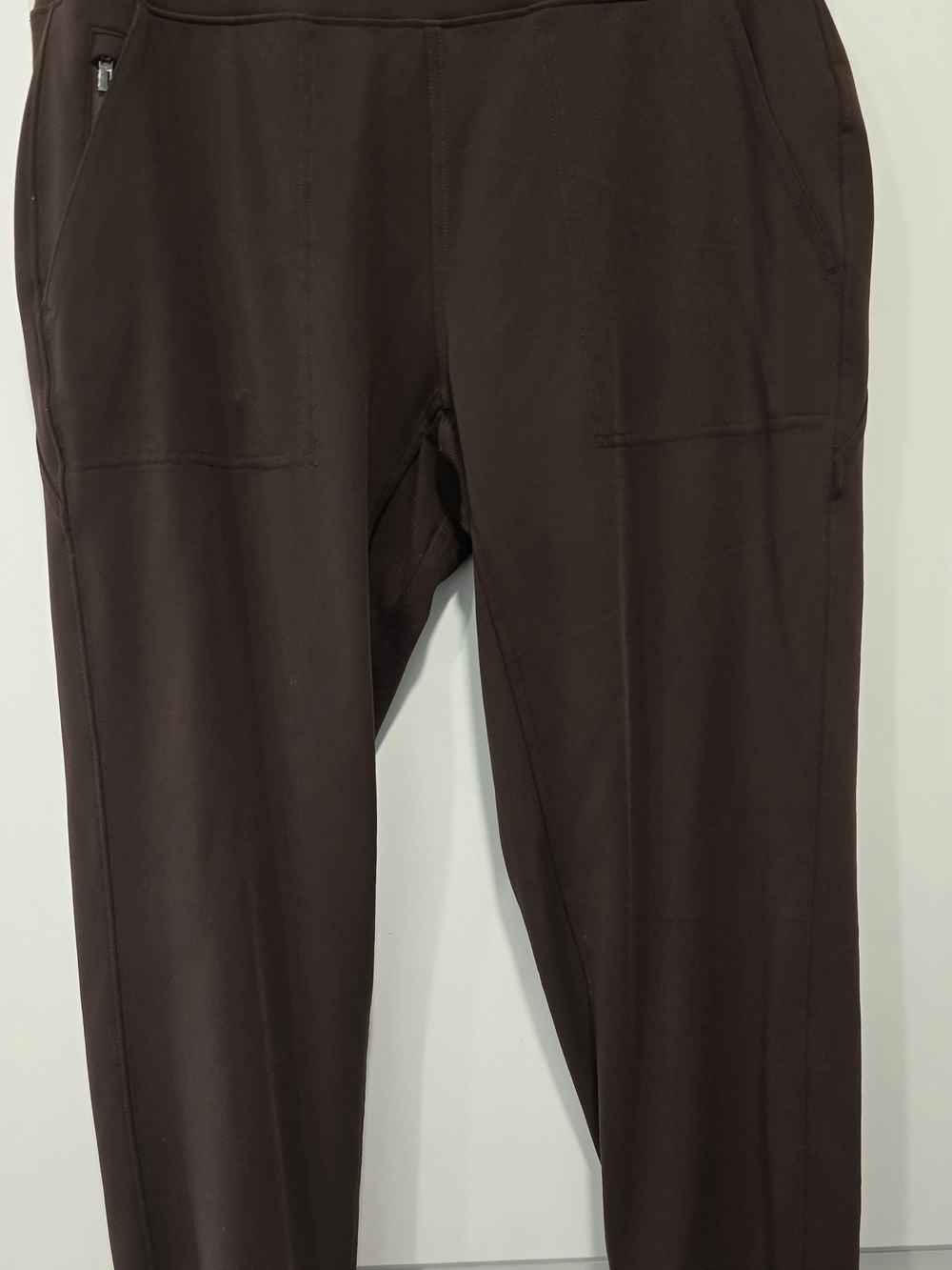 Athleta Venice High Rise Joggers Espresso Brown Rated UPF 40+